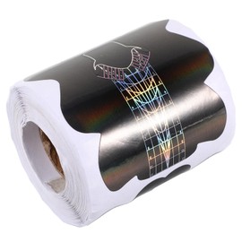 OATIPHO 1 Roll Nail Art Extension Forms Sturdy UV Gel Nail Extension Stickers for French Manicure Unique Shape for Precision and Adhesion for Home Salon Use