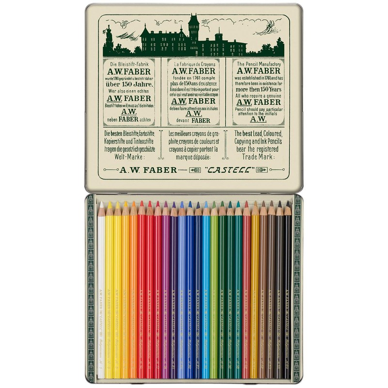 FABER-CASTELL Limited Edition 111th Anniversary - Tin of 24 Polychromos