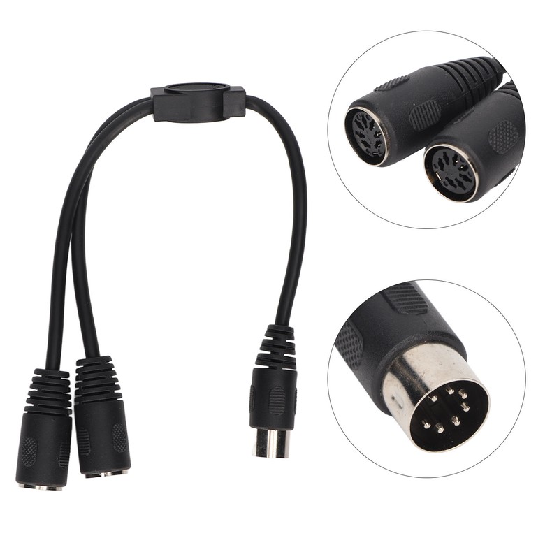 DIN 7 Pin Male to 2 DIN 7 Pin Female