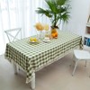 Midsummer Breeze Buffalo Plaid Rectangular Tablecloth-Cotton Gingham Table Cloth for