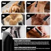 3 Pcs Professional Detachable Replacement Ceramic Blades set,compatible with Andis