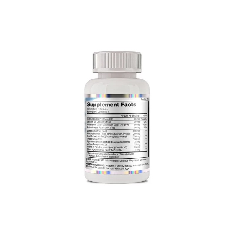Evogen Super Dry 45 Capsulas Diurético Premium Water Loss Sabor