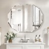 Pregaspor Single Beveled Edge Bathroom Vanity Mirror, 30" x 36"