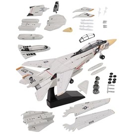 F14 Tomcat Model Fighter Jet Plane Toy,1/72 Plastic Military Airplane Building Kit Assembly Aircraft Model with Stand Gift for Adults and Boys