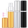 OBSGUMU 10ml Perfume Travel Bottle, 3pcs Perfume Atomiser Refillable, Spray