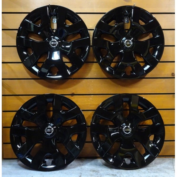 Aftermarket Replace NEW 16” BLACK Hubcaps Wheel covers FIT 2017-2020