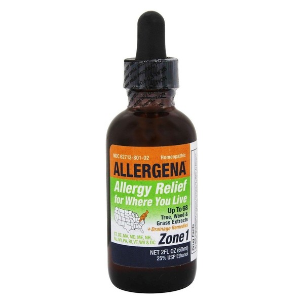 Allergena - Allergy Relief Drops Zone 1 - 2 oz.