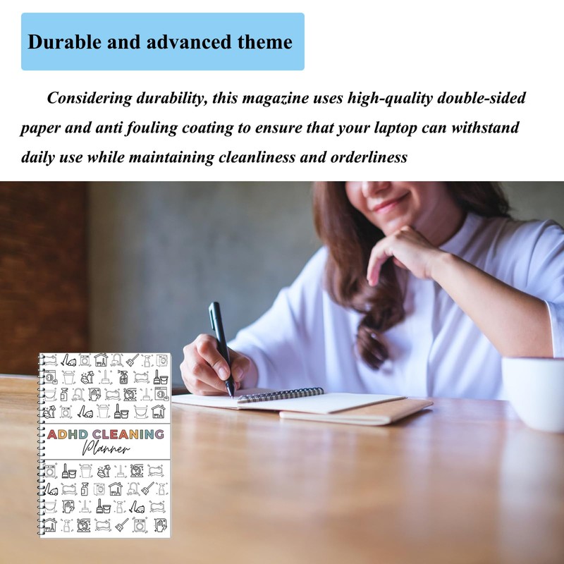 Cleaning Planner, Cleaning Schedule and Checklist Organizer