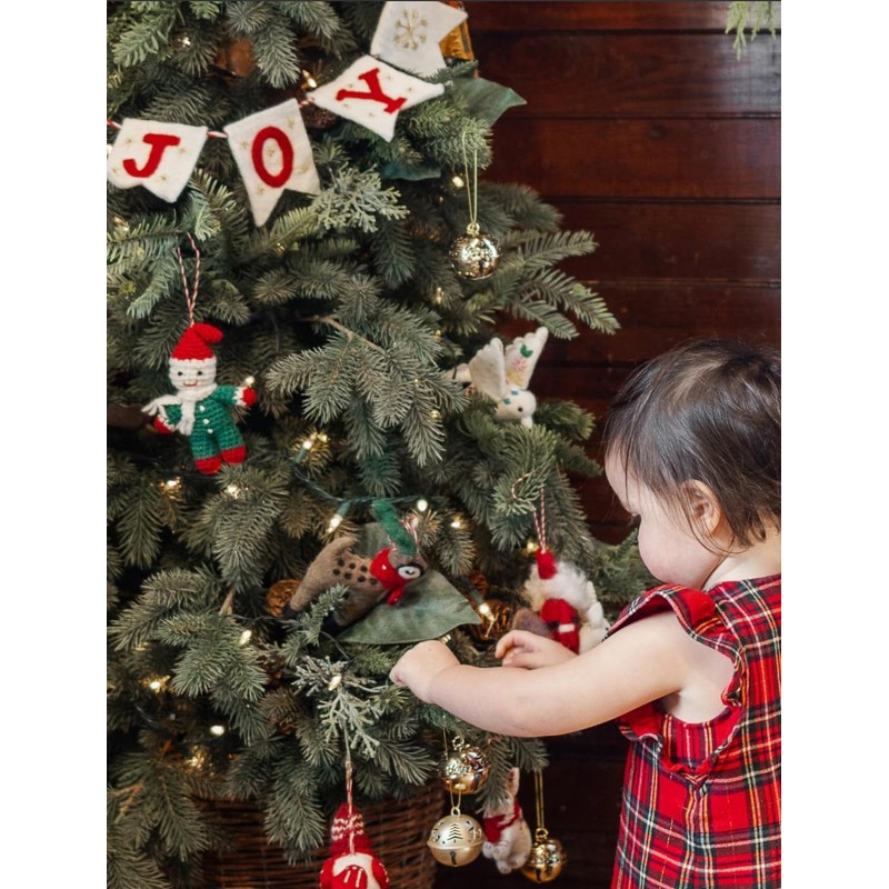 Boston International Felt Christmas Tree Ornament Winter Holiday Hanging Ornaments