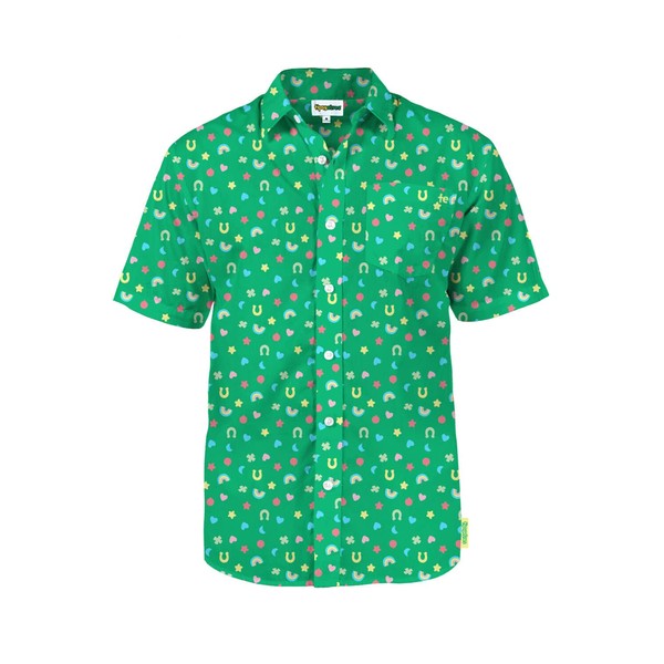 Tipsy Elves Button Down Shirts for Men - Valentine’s Day,