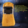 Welding Mask, Leather Welding Helmet Head Circumference 60cm Heat Resistant