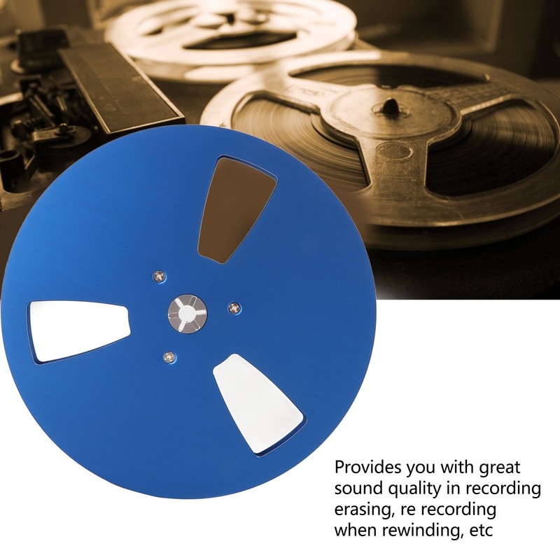 1/4 7 Inch Empty Tape Reel Aluminum Alloy 3 Hole