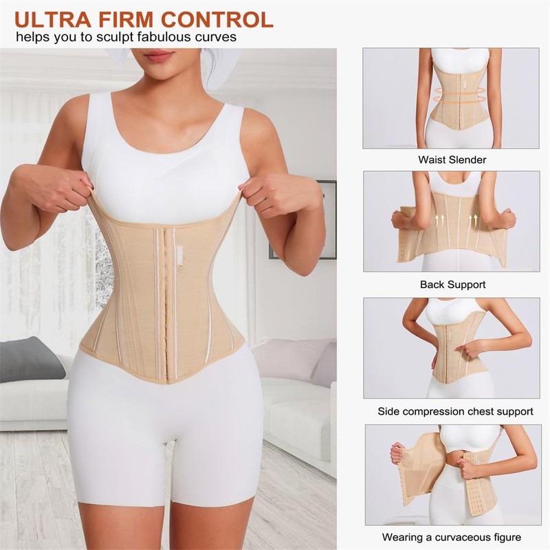 MISTHIN Waist Cincher Trimmer Belt Girdle Workout Shapewear Tummy Control
