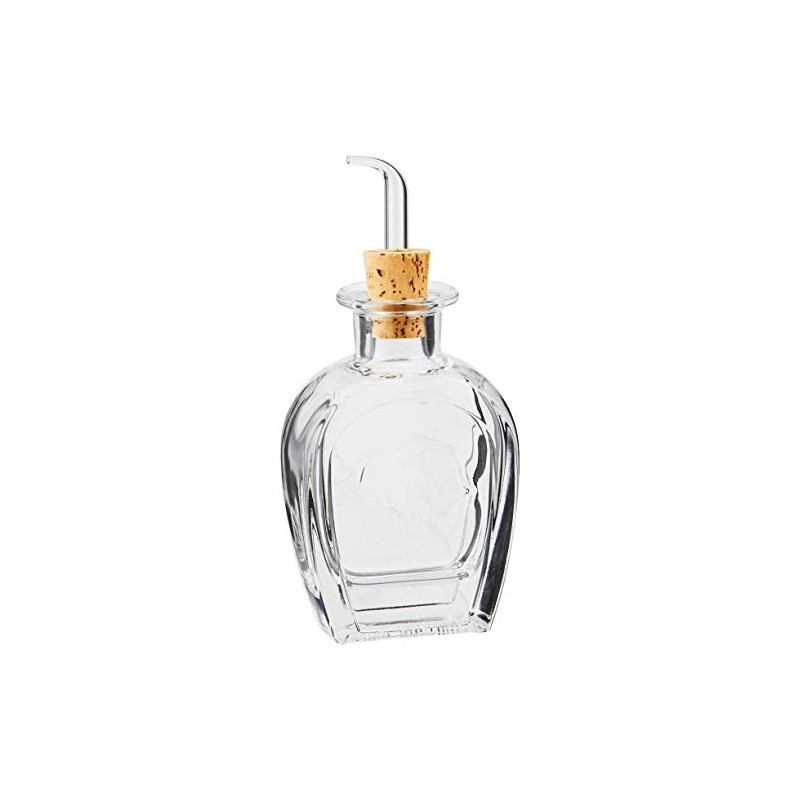 Luigi Bormioli RBLN101 12514-01 100cc Bormioli Oil Bottle, Clear, Italy