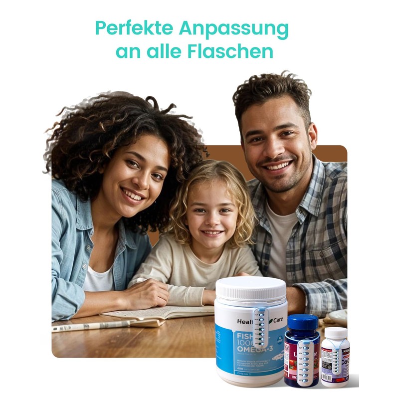 Doruimi Pack of 4 Pill Reminder, Lanyad ou Sticker Pill