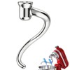 Stainless Steel Spiral Dough Hook Replacement Compatible with KitchenAid 4.5-5
