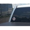 IAFF Sticker Firefighter Decal Bumper Sticker, IAFF Firefighter Flag Sticker