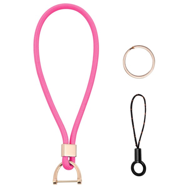 Vicloon Short Lanyard, Nylon Lanyards with Carabiner, Lanyards with Rotating