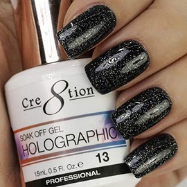 Cre8tion Holographic Collection Soak Off Gel LED/UV cured 15mL/0.5 fl oz - HG13