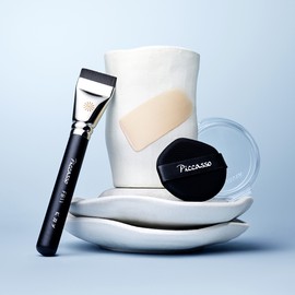 PICCASSO [Picasso] FB11 Moisture Base 2-piece Special Set (Spatula Brush + Press Fit Glow Puff) / [피카소] FB11 촉촉 베이스 2종 기획세트(스파츌라 브러쉬+프레스핏 글로우 퍼프)