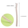 6PCS Dermaplaning Blades for Face, WheatStraw Eyebrow Razor Face Peach