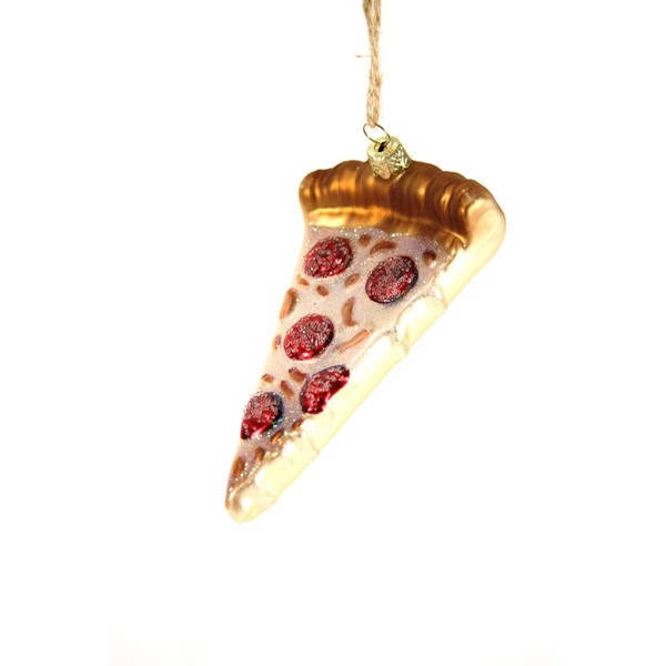 The Bridge Collection Pizza Ornament - Pizza Slice Christmas Tree