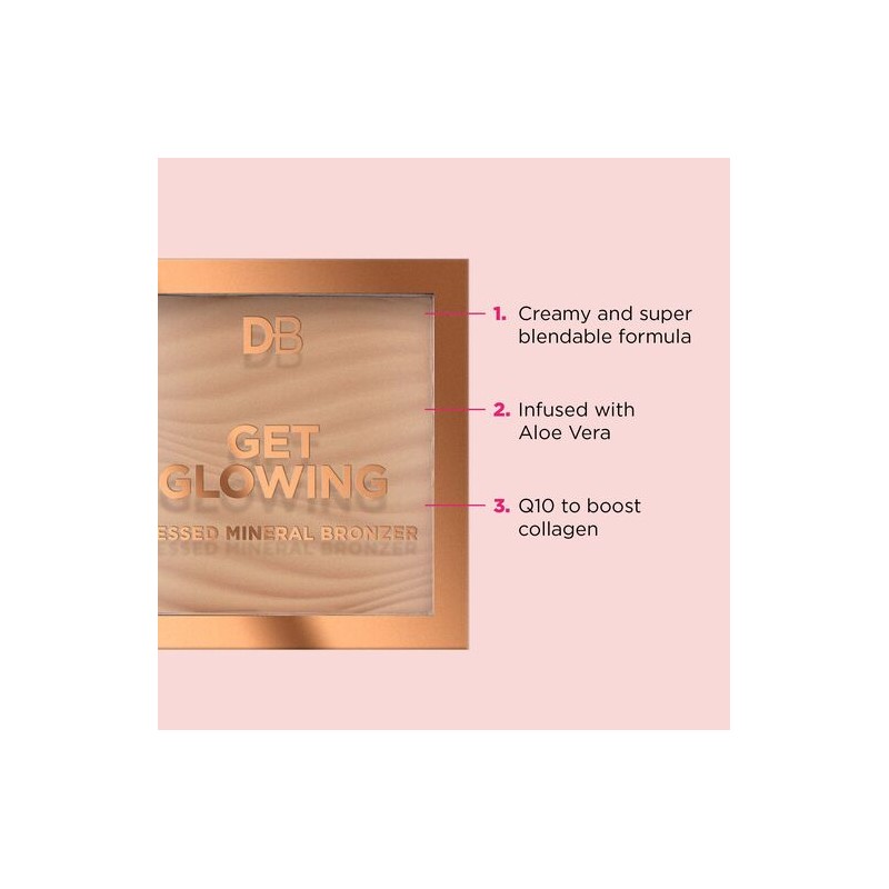 Designer Brands Glow Get Glowing Pressed Mineral Bronzer Barcelona Bronze