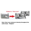 RVLightings Newmar Dutch Star 1999-2001 RV Motorhome Pair (Left & Right) Diamond Clear Headlights