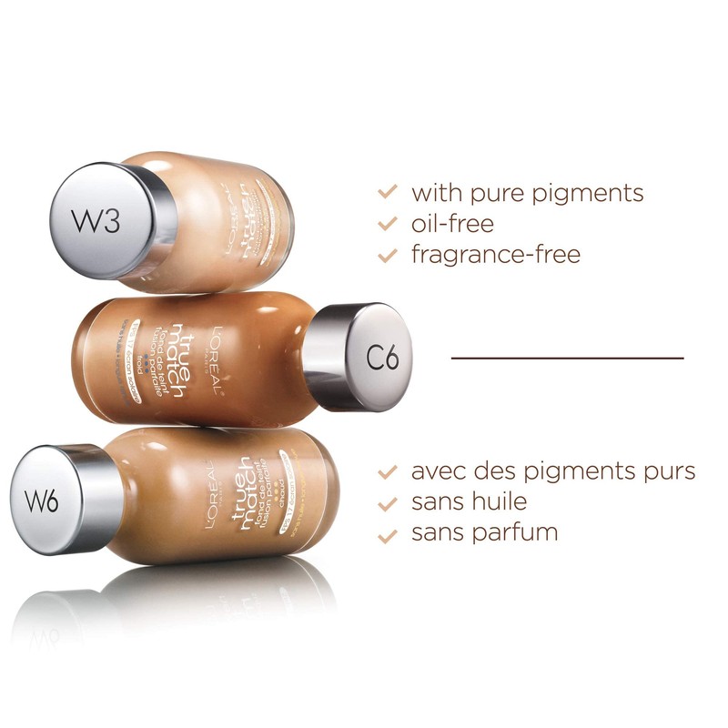L'Oreal Paris Makeup True Match Super-Blendable Liquid Foundation, Nude Beige