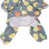 Dog Raincoat Hooded Reflective Windproof Breathable Lightweight Pet Rain Jacket