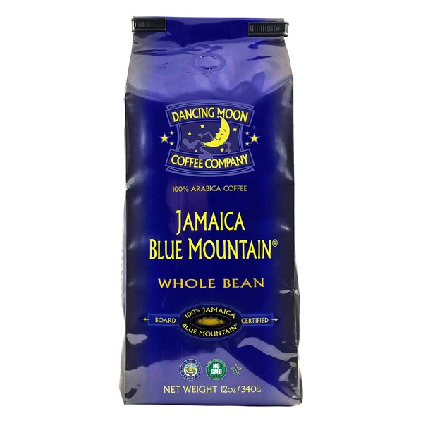 12 oz Dancing Moon 100% Junta Certificado Original Jamaica Blue Mountain® Café