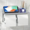yeavs Double Toilet Paper Holder SUS 304 Stainless Steel Tissue