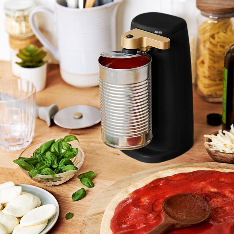 DqOasd Electric Can Opener by Drew Barrymore, Stainless Steel Blade,