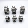 Stainless Steel 3in V Groove Heavy Duty Track Wheel Rigid