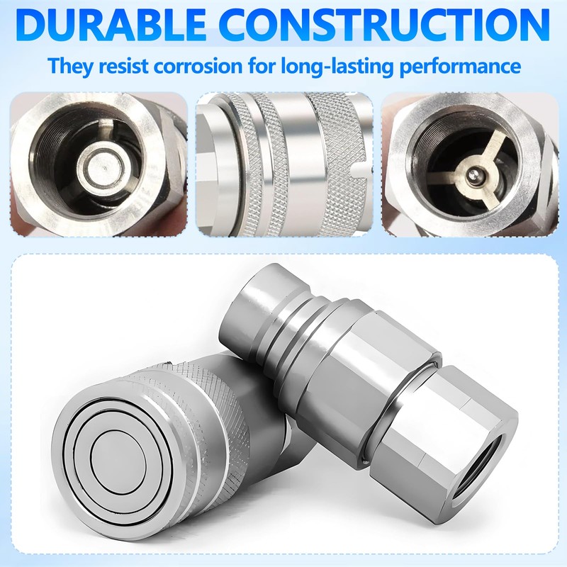 Cplbrb 3/8’’ NPT Flat Face Hydraulic Quick Connect Couplers/Couplings with