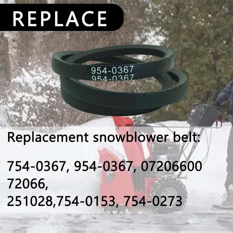 954-0367 754-0367 Snowblower Belt 34.5" Replacement MTD Cub Cadet Ariens