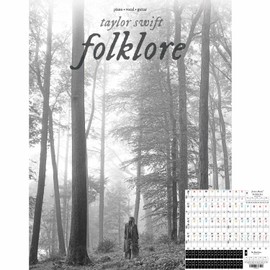 Taylor Swift – Folklore Easy Piano Personality Softcover & Juliet Music Key Stickers