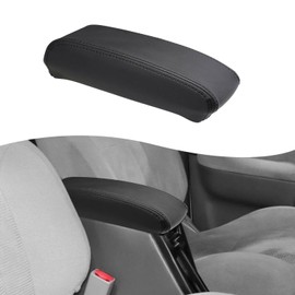 KBH Center Console Armrest Cover Upholstery for 1996 1997 1998 1999 2000 2001 2002 Toyota 4Runner, Vinyl Leather Replacement Covering, Anti-Scratch, Black