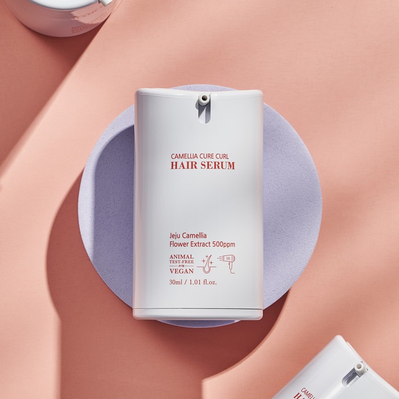 Jeju Indie Camellia Cure Curl Hair Serum / 카멜리아 큐어
