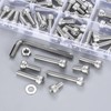 120 Piece M6 Screws Set, Cylinder Screws Nuts Set, Hexagonal