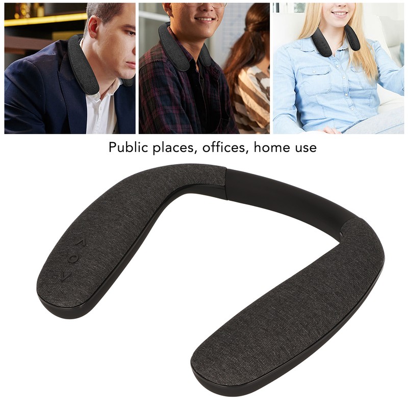 Bluetooth Neckband Speaker Stereo Noise Cancelling Hands Free Wireless Wearable