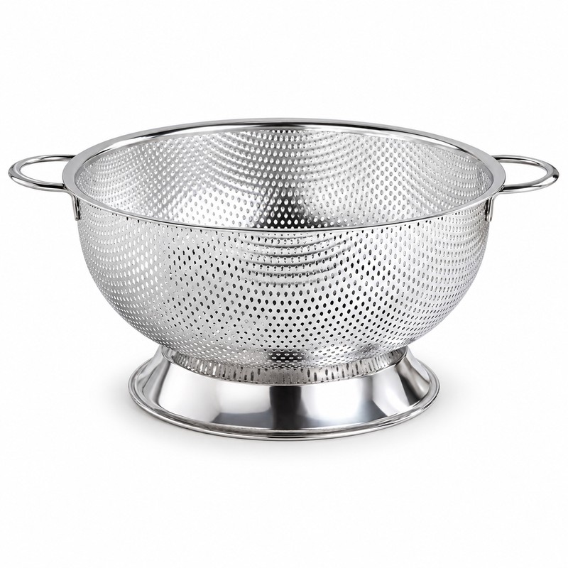 Stainless Steel Colander for Washing Vegetables and Draining Pasta –