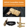 Universal Drop Leg Holster - Adjustable Thigh Holster for Light