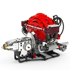 AoreSpty Engine Model Building Kit, STEM Motor Display Set Engine Model kit