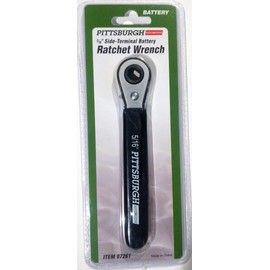 Central Purchasing 5/16 Inch Side Terminal Battery Reversible Ratchet Wrench Chrome Plated