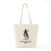 CafePress Beagle Mardi Gras Tote Bag Reusable Natural Beige Canvas