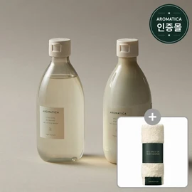 Aromatica Embrace Body Gift Set (2 types) (Wash 300ml + Lotion 300ml) Neroli Patchouli Scent / Towel Included / 선물세트아로마티카 임브레이스 바디 2종(워시300ml+로션300ml) 네롤리 패츌리 향  타올내장