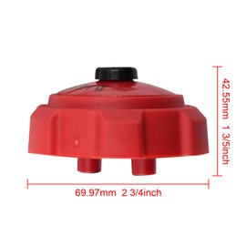 Celliparts Fuel Cap AM108168 Compatible with John Deere 655 755 756 855 856 955 F735 F925 F935 Compatible with New Holland L140 L160 L785 L865 LS140 LS160 LX885 LX985 Replace 86532881