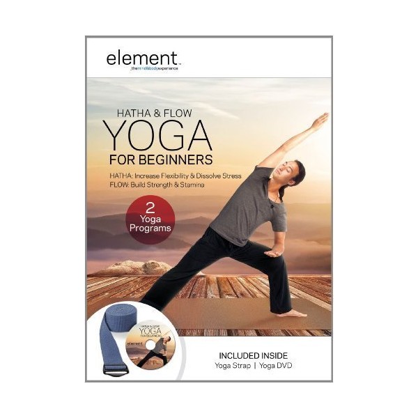 Element: Hatha & Flow Yoga For Beginners w/ Yoga Strap