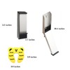 Door Stoppers,2 Door Stop with 2 Doors Slam Stopper,No Drilling